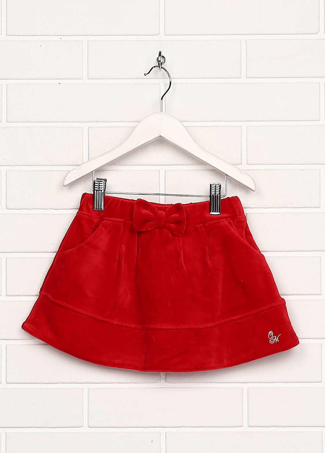 Красная кэжуал однотонная юбка Marine мини