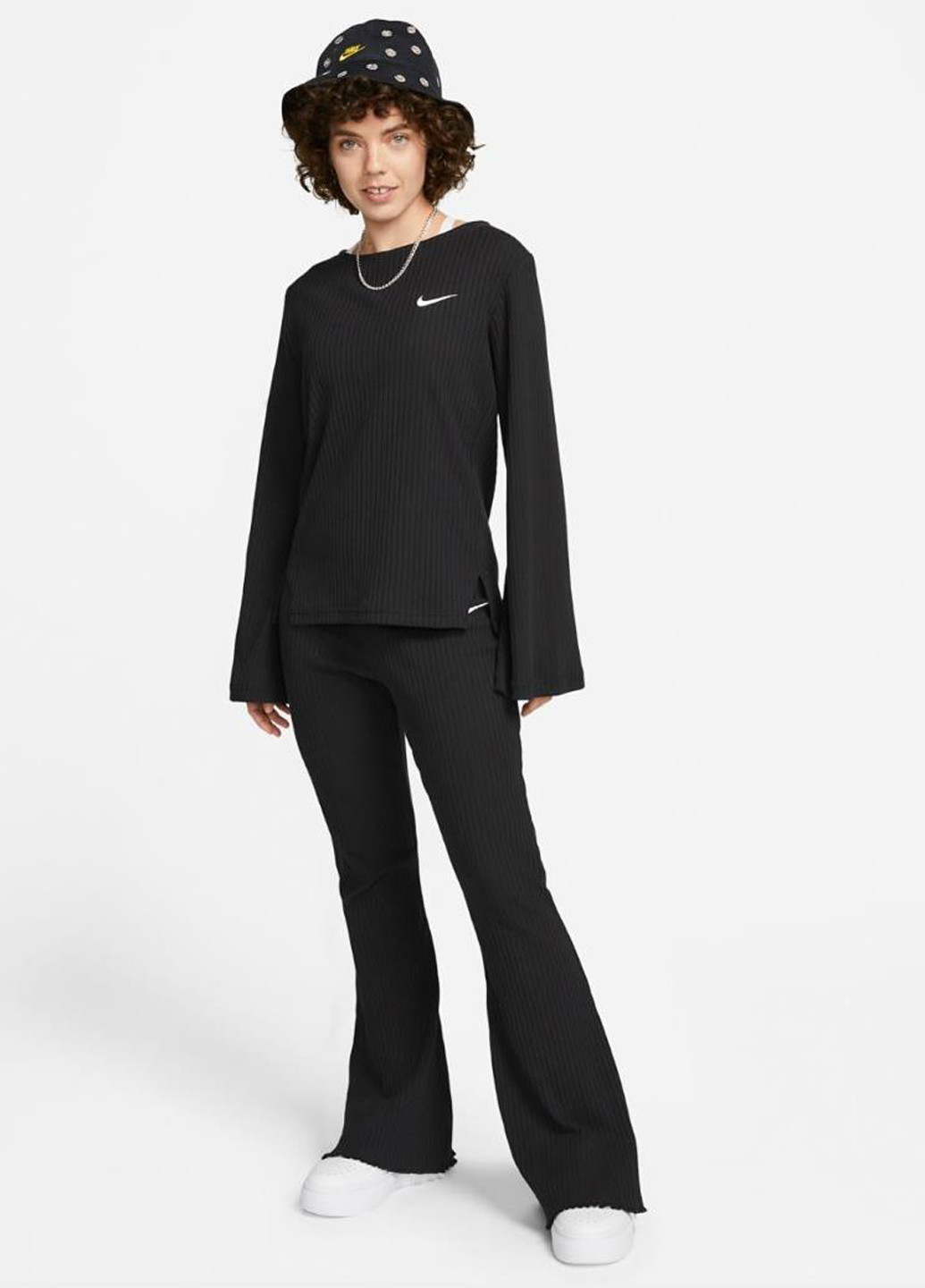 Штани DV7868-010 Nike W NSW RIB JRSY PANT (321974422)