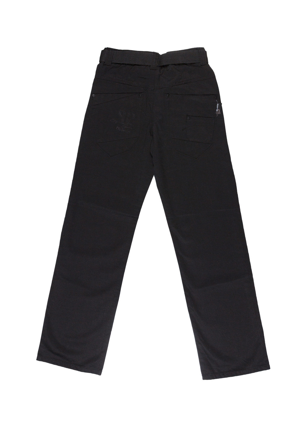Черные кэжуал демисезонные брюки прямые Marions