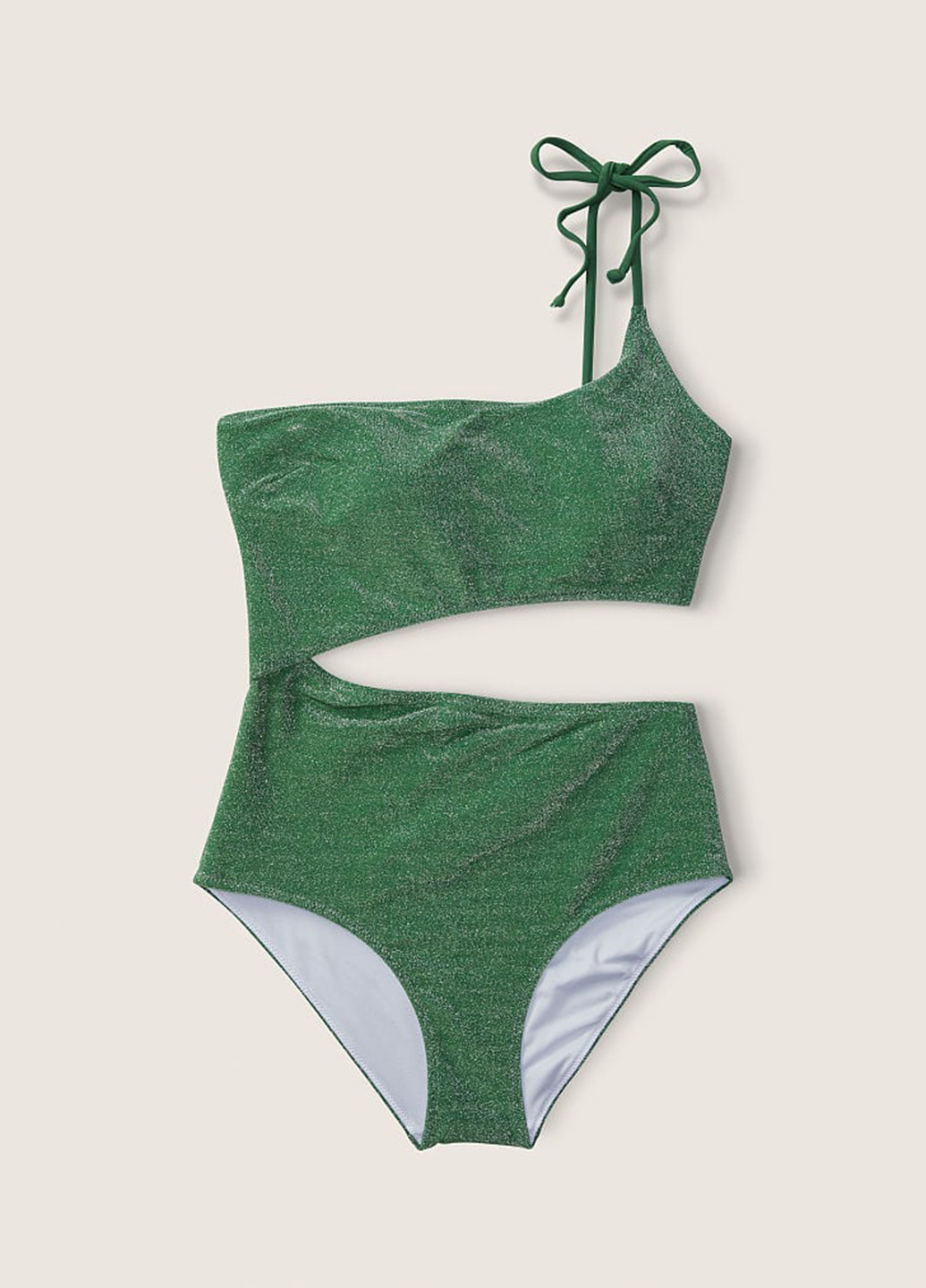 Зеленый летний купальник бандо, слитный Victoria's Secret