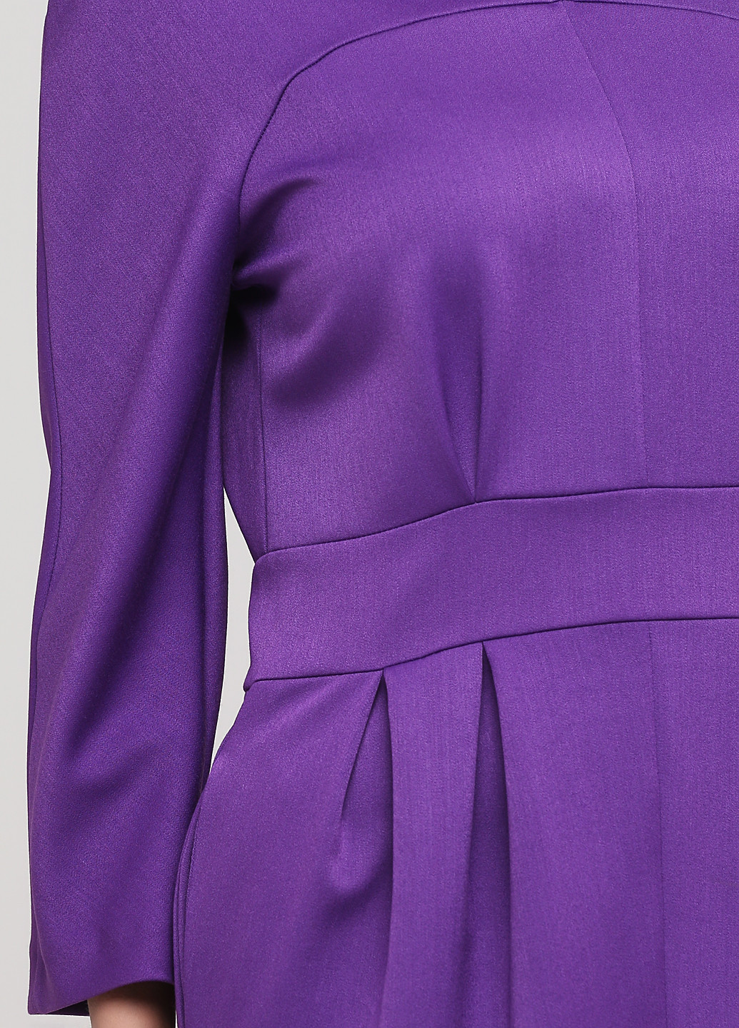 Фіолетова ділова сукня футляр Olga Shyrai for PUBLIC&PRIVATE однотонна