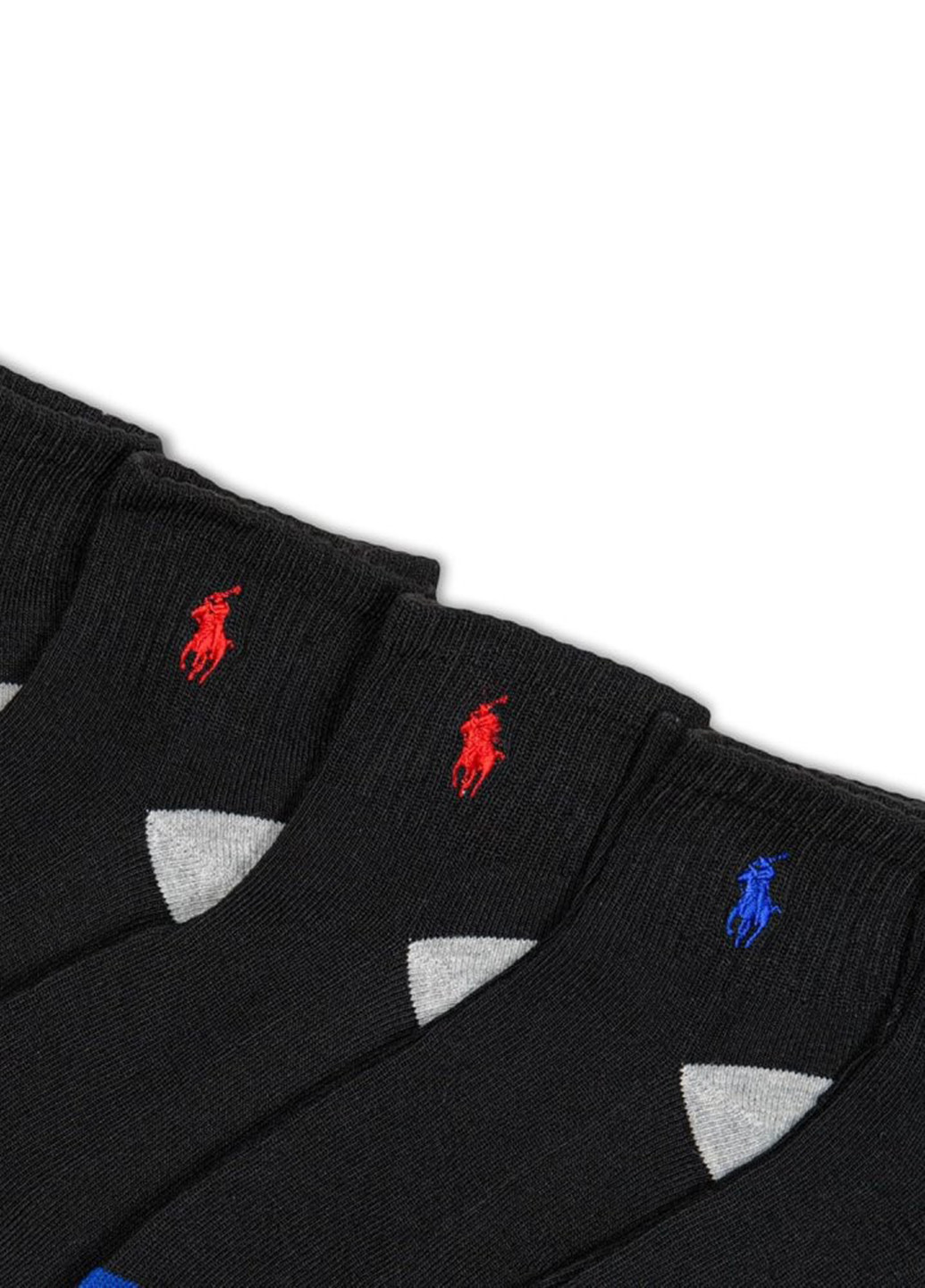 Чёрные носки (6 пар) Ralph Lauren колор бблои демисезон (353784090)