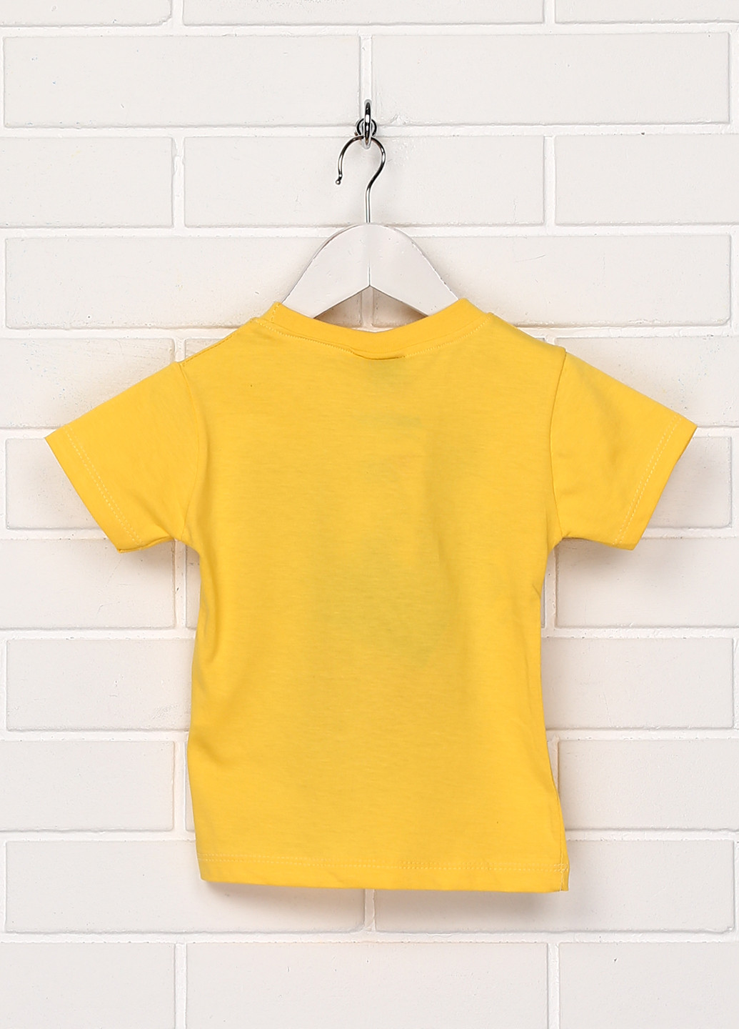 Желтая летняя футболка с коротким рукавом Kbt