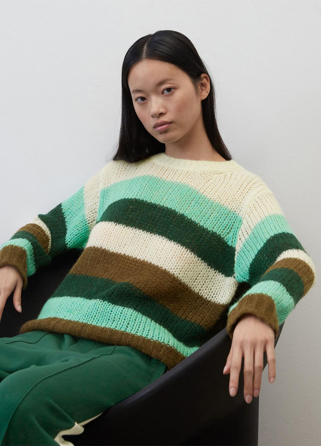 Комбинированный демисезонный свитер джемпер Marc O'Polo