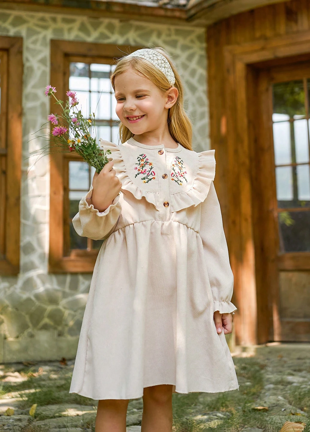 Кремовое платье SHEIN (339506998)