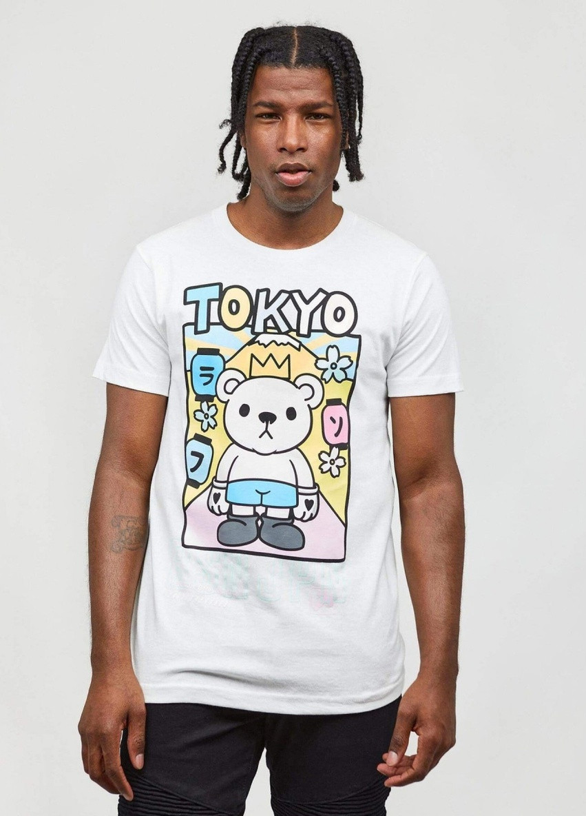 Белая футболка Aeropostale Neo Tokyo 041100