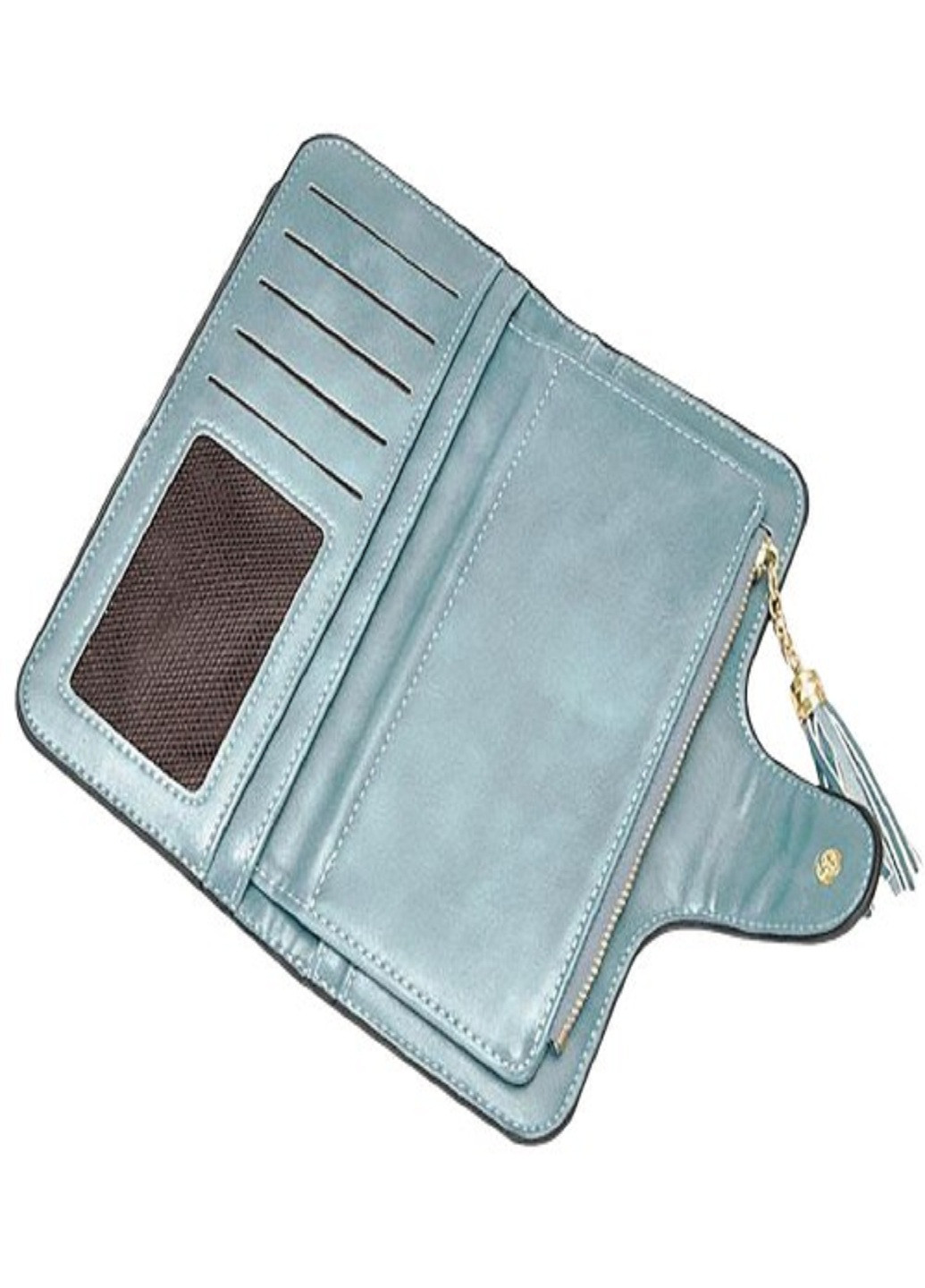 Стильний та місткий жіночий гаманець портмоне Forever 2341 Голубий Baellerry (253616857)