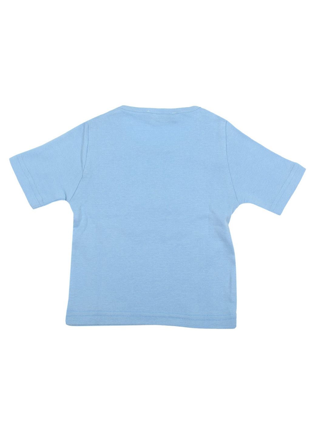 Голубая летняя футболка с коротким рукавом Eddie Pen