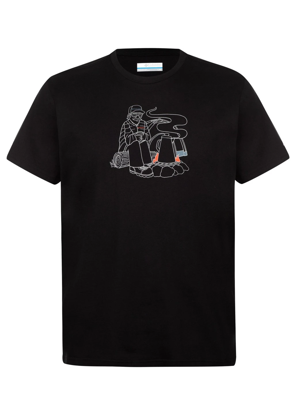 Темно-серая 1872711clb-468 xxl футболка мужская warren grove тёмно-синий р.xxl Columbia