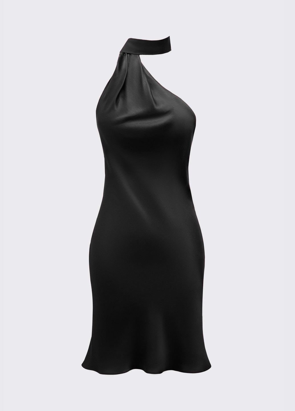 Черное кэжуал платье а-силуэт Gepur однотонное