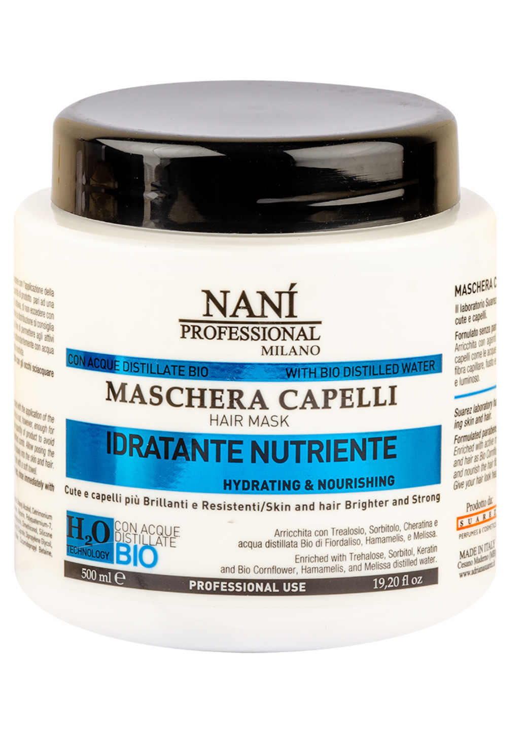 Маска для волос Hydrating & Nourishing 500 мл Nani Professional Milano (239129593)