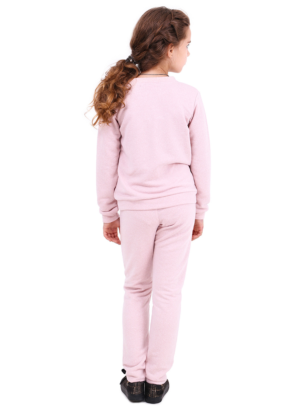 Рожево-ліловий демісезонний костюм (світшот, брюки) брючний Timbo