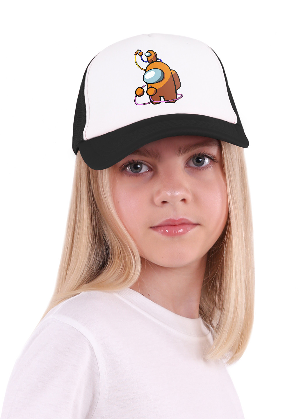 Кепка Тракер детская Амонг Ас Оранжевый (Among Us Orange) (33404-2413) MobiPrint (220769694)