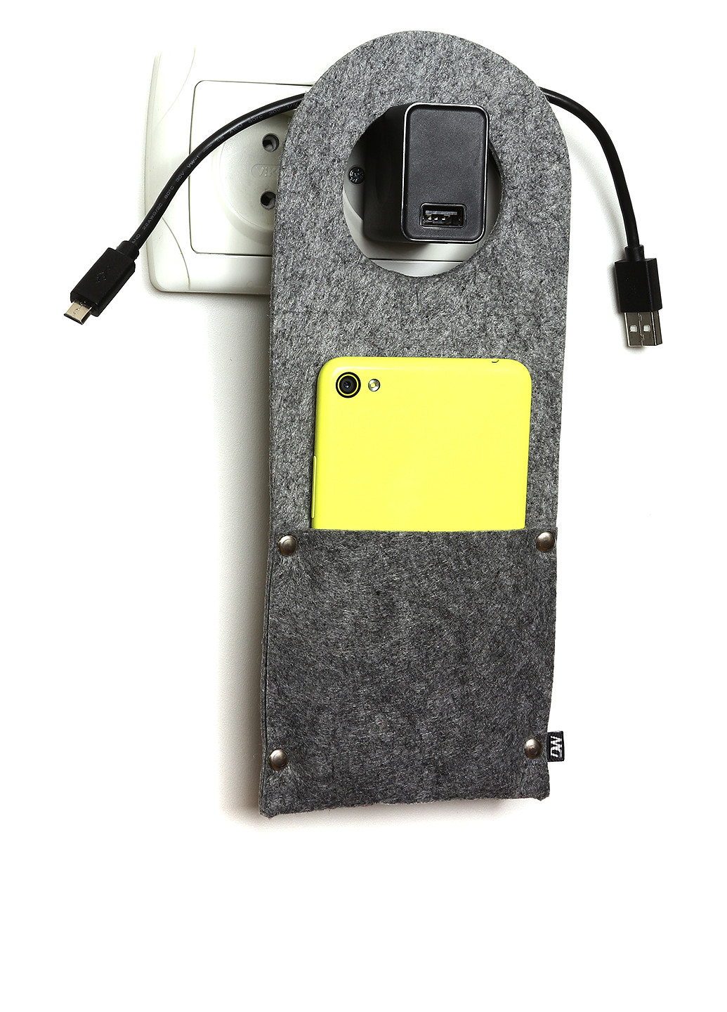 Карман для зарядки телефона на заклепке Digital Wool (25129414)