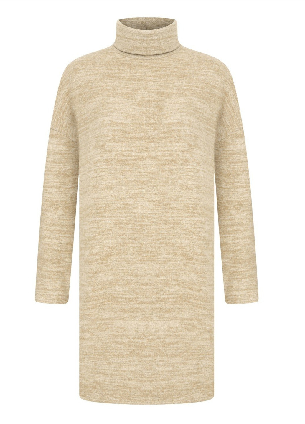Бежева кежуал сукня Mudo однотонна