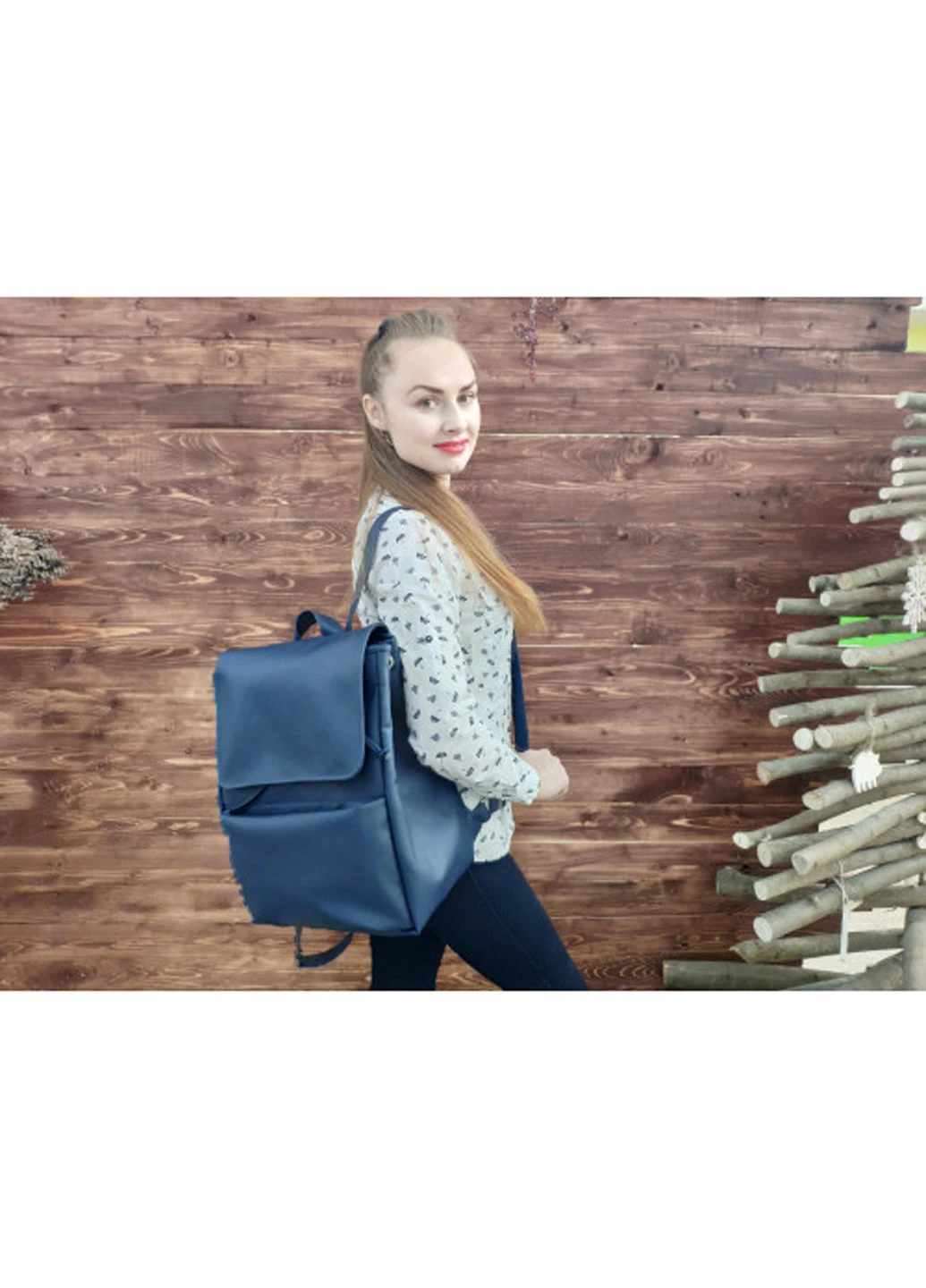 Жіночий рюкзак 38х18х28 см Sambag (210475199)