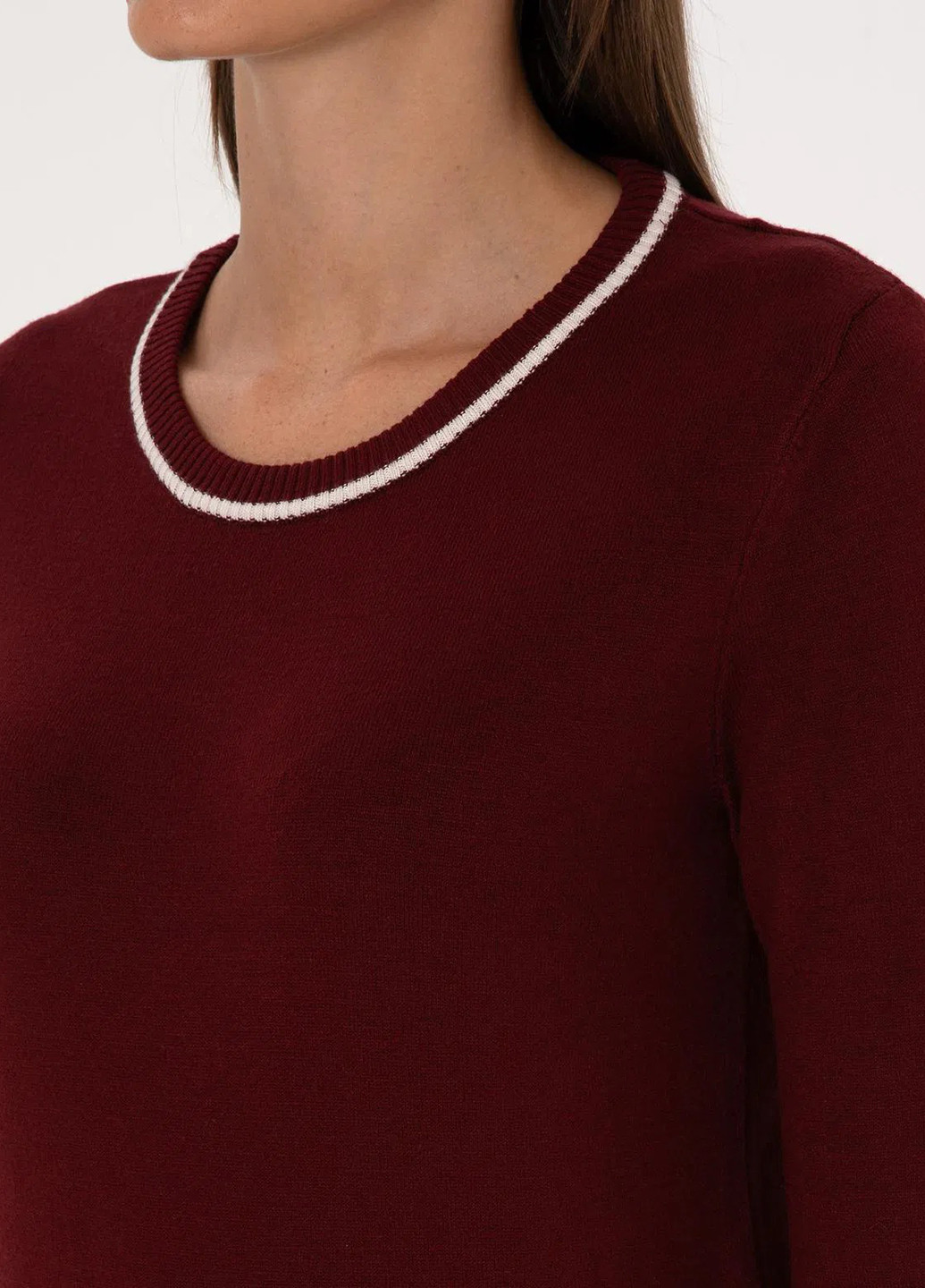 Бордовый демисезонный джемпер джемпер Pierre Cardin