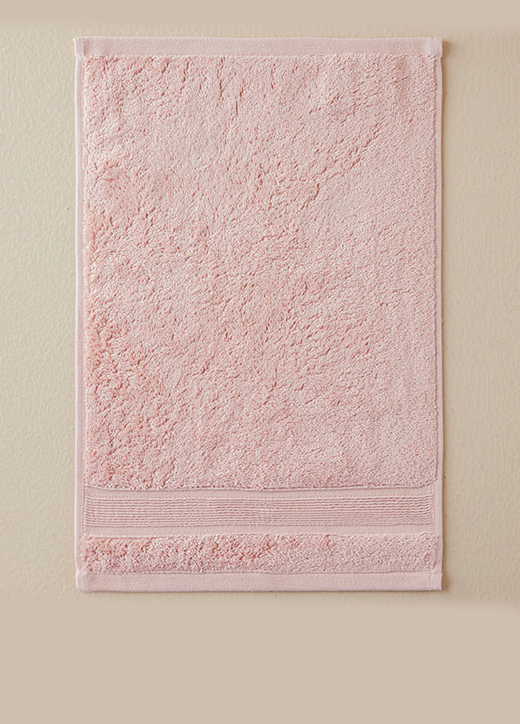 English Home полотенце для рук, 30х45 см однотонный светло-розовый производство - Турция