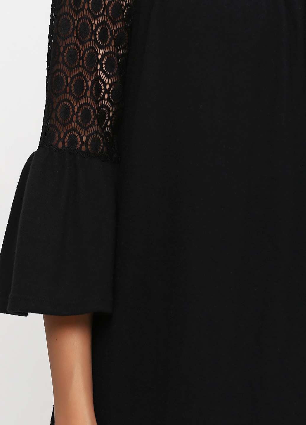 Черное кэжуал платье Alya by Francesca`s в горошек