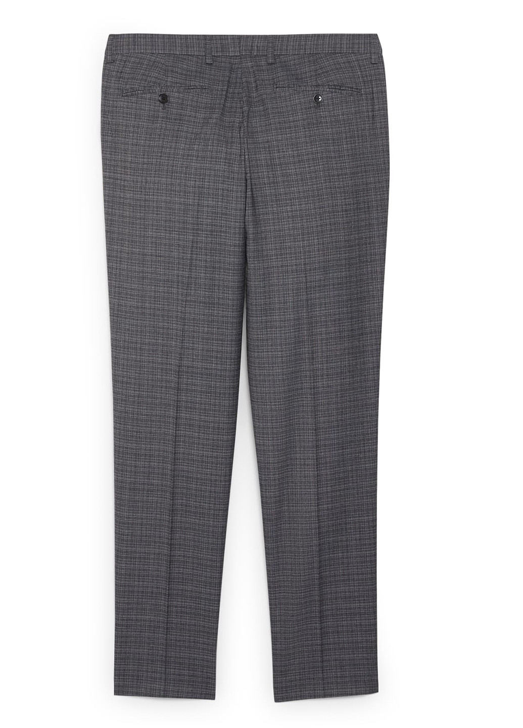 Серые кэжуал, классические, повседневный демисезонные прямые брюки C&A