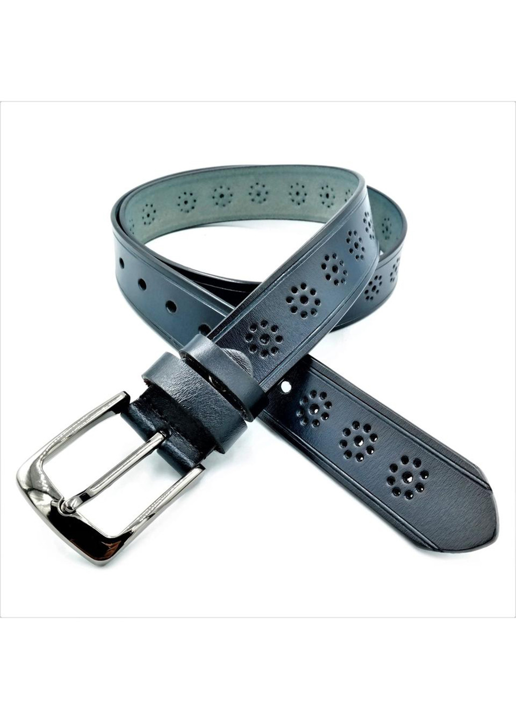 Жіночий шкіряний ремінь 110-115х3,3 см Le-Mon (254595289)