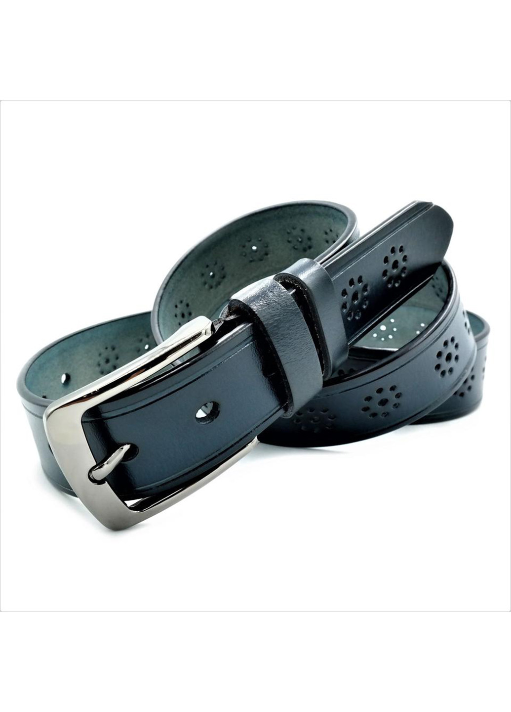 Жіночий шкіряний ремінь 110-115х3,3 см Le-Mon (254595289)