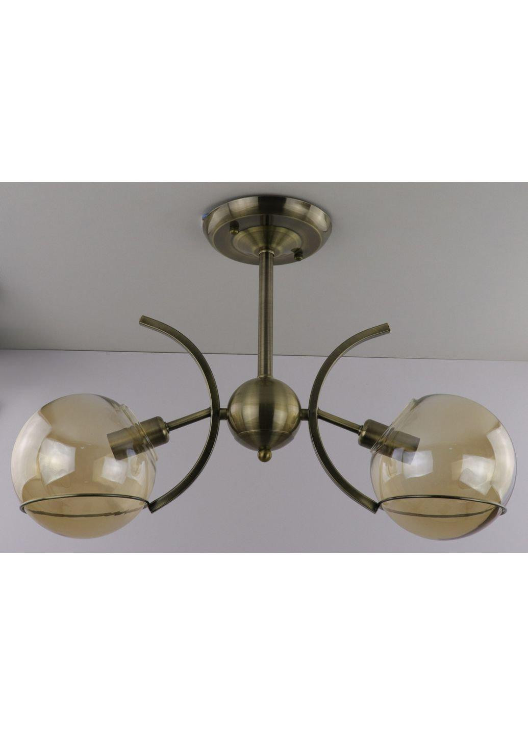 Люстра стельова на 2 лампочки 4159/2 Бронза 35х14х51 див. Sunnysky (253122178)