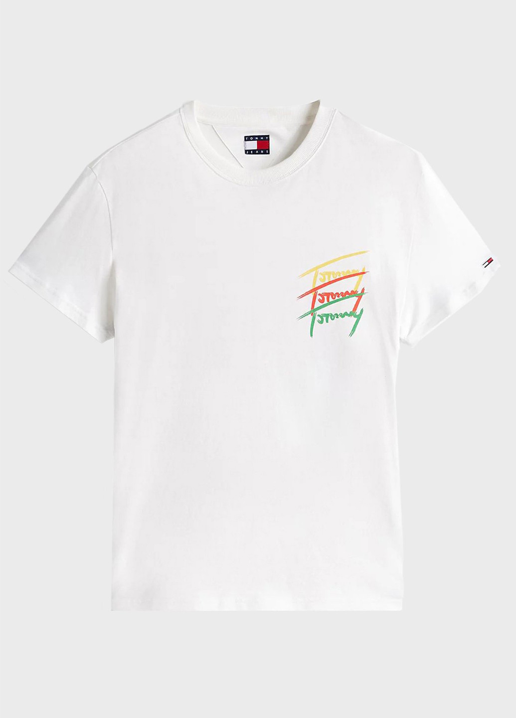 Белая футболка Tommy Jeans