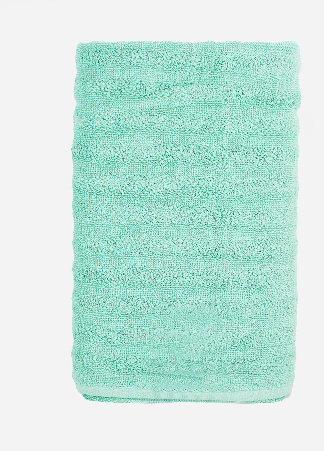 Рушник махровий Сity, жакардовий, ментоловий, розмір 50x90 cm Bulgaria-Tex м'ятний