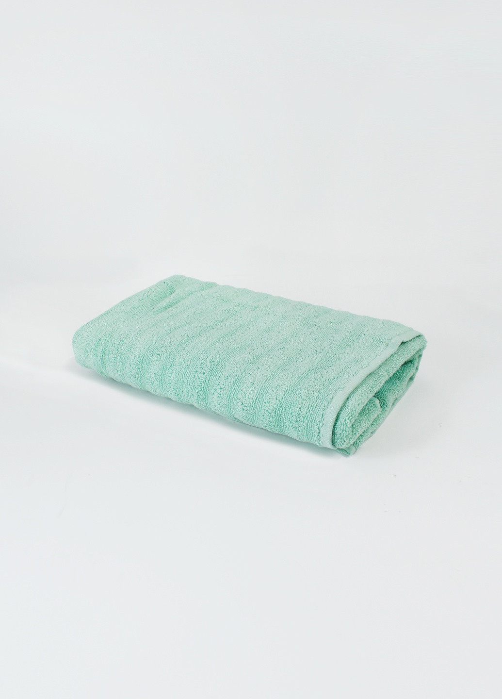 Рушник махровий Сity, жакардовий, ментоловий, розмір 50x90 cm Bulgaria-Tex м'ятний