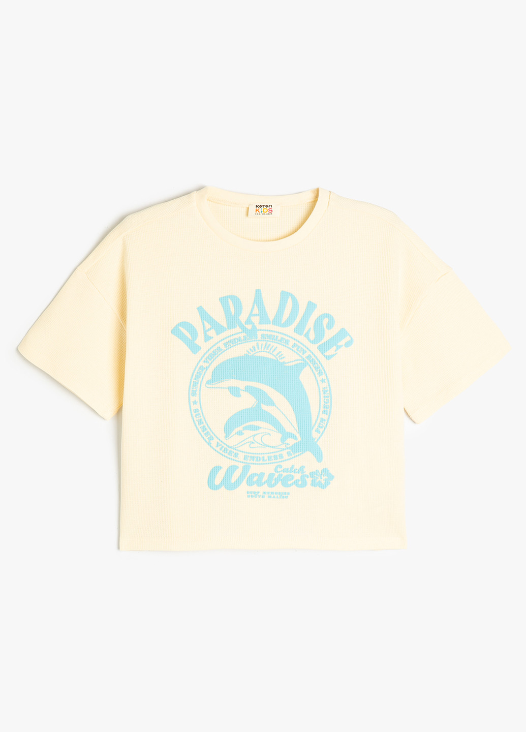 Світло-бежева літня футболка KOTON