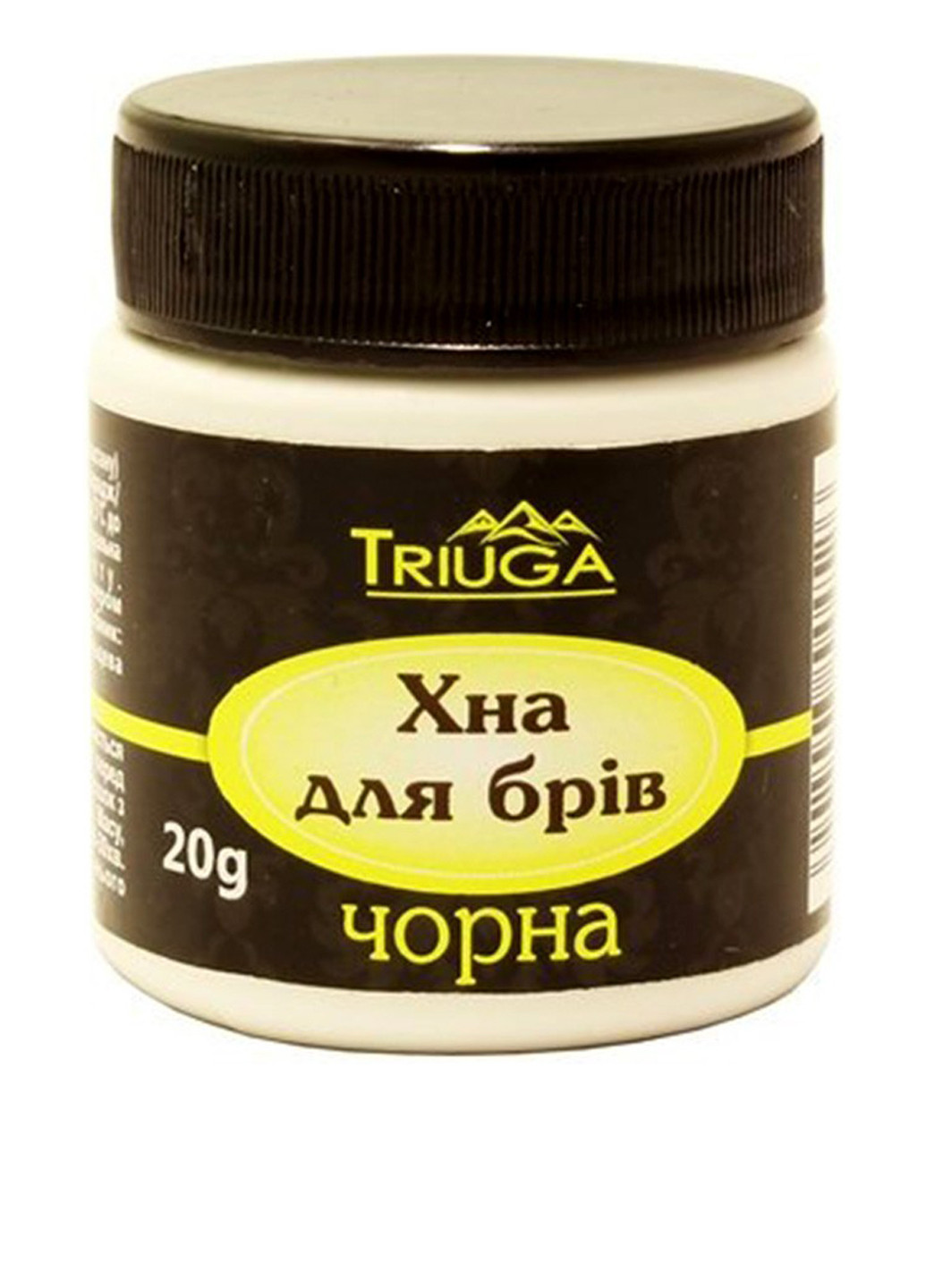 Хна для бровей (черная), 20 г Triuga Herbal (74510679)