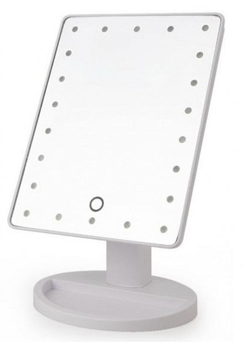 Дзеркало косметичне з підсвічуванням LED Mirror XR-1608 сенсорне Білий XO біле