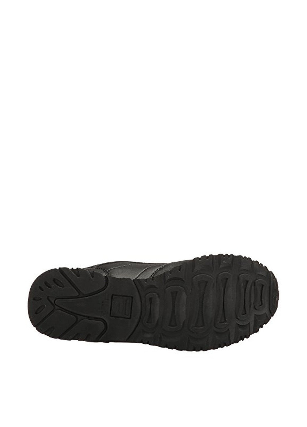 Черные демисезонные кроссовки Fila