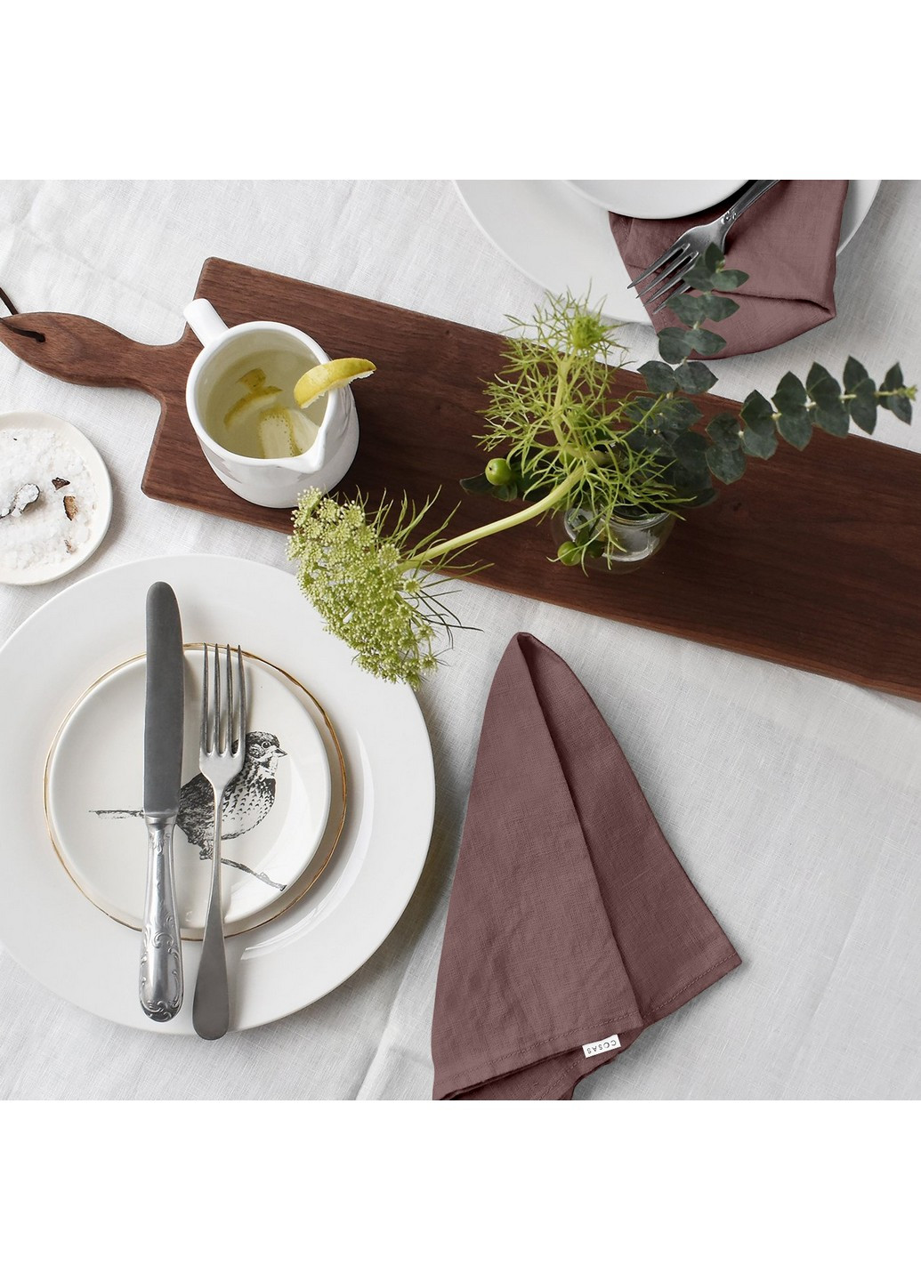 Набор из 4-х салфеток 30х30 Ranfors Chocolate (4822052073285) Cosas (252470977)