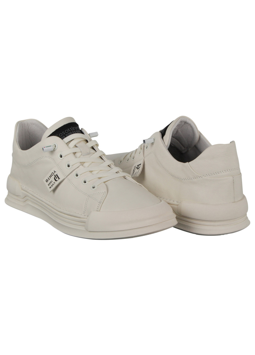 Білі Осінні чоловічі кросівки 198038 Cosottinni