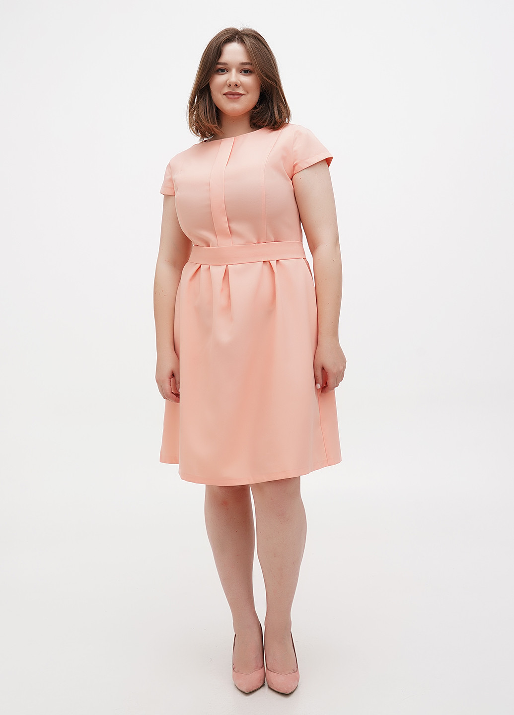 Світло-рожева кежуал сукня Dioni однотонна