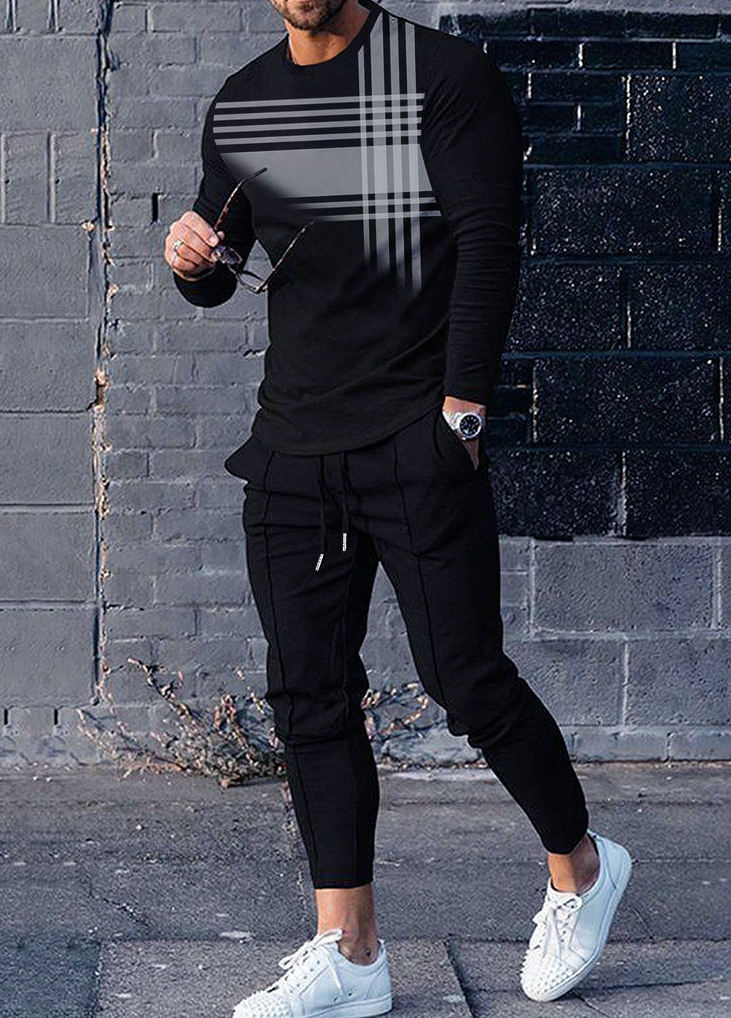 Костюм (лонгслів, штани) SHEIN (339827949)