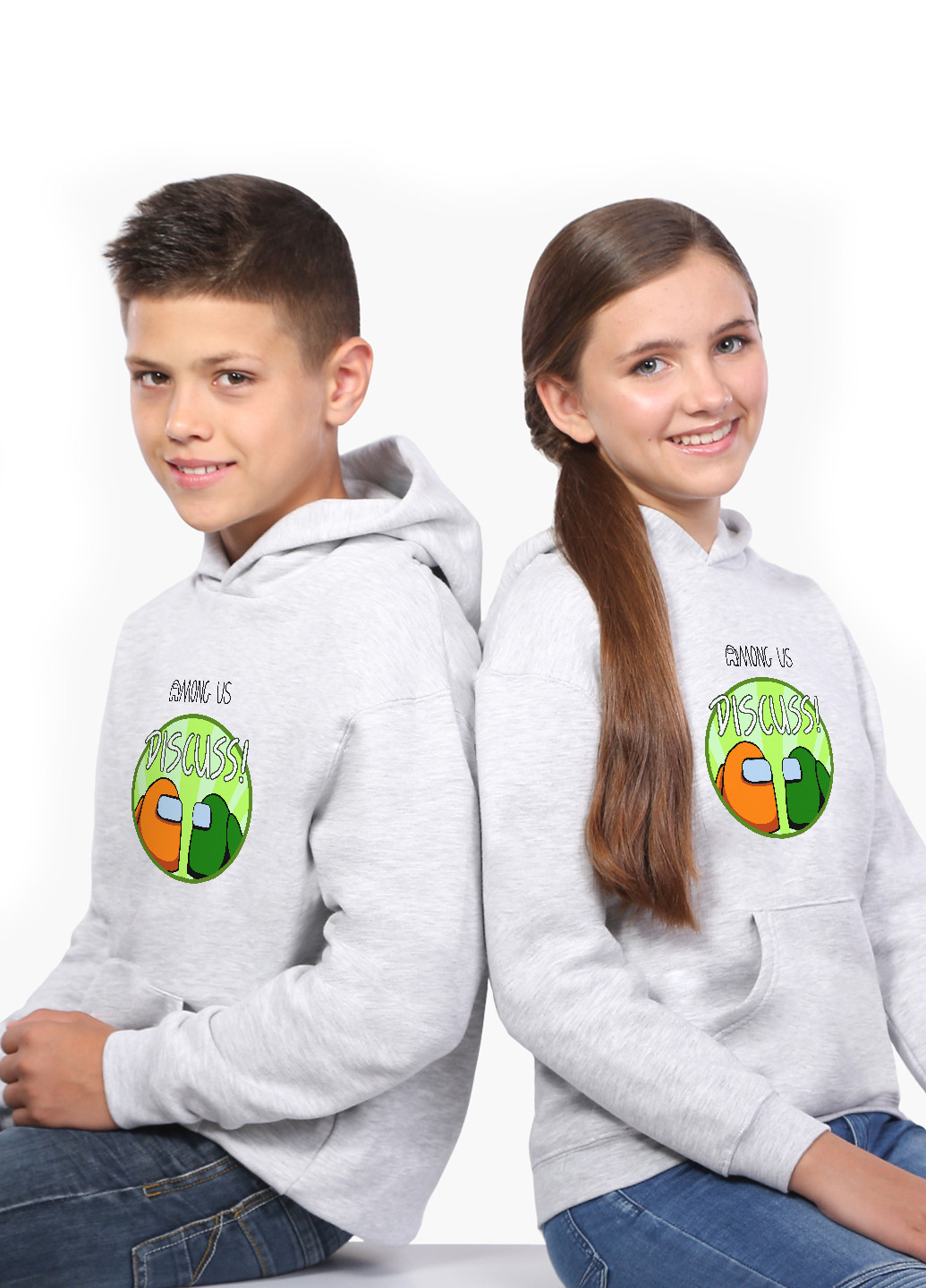 Худі для хлопчика Амонг Ас (Among Us) Кенгуру дитячий (9298-2588) MobiPrint (219027762)