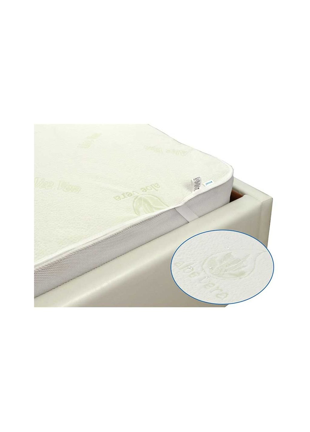 Наматрацник водонепроникний на резинці Aloe Vera 140х200 см (844Aloe Vera) Руно (254079105)