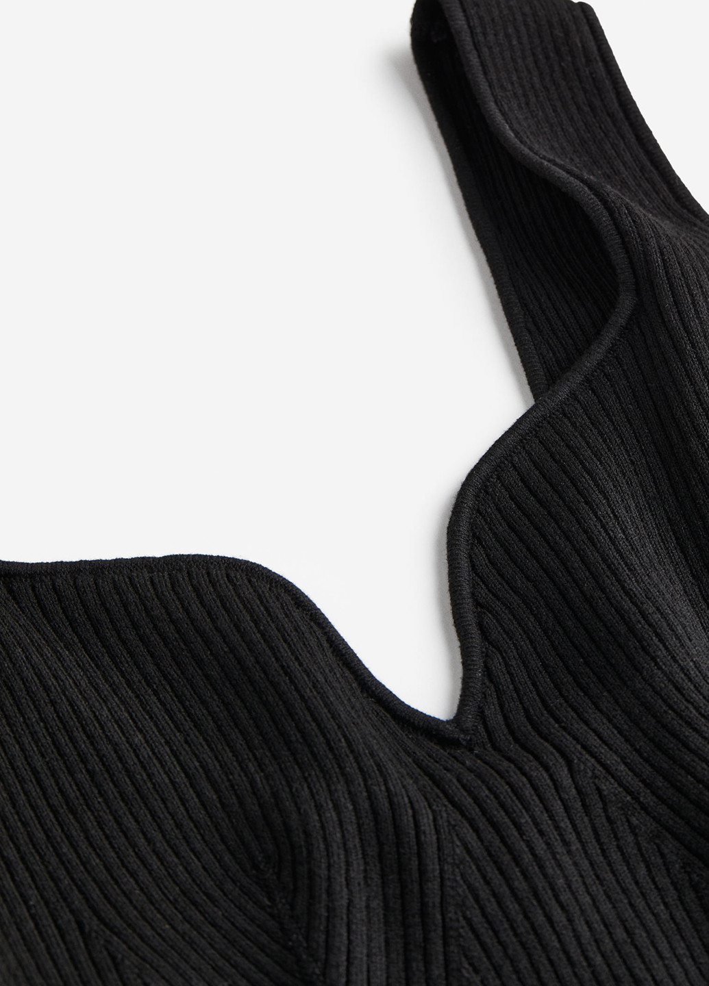 Чорна кежуал сукня футляр H&M однотонна