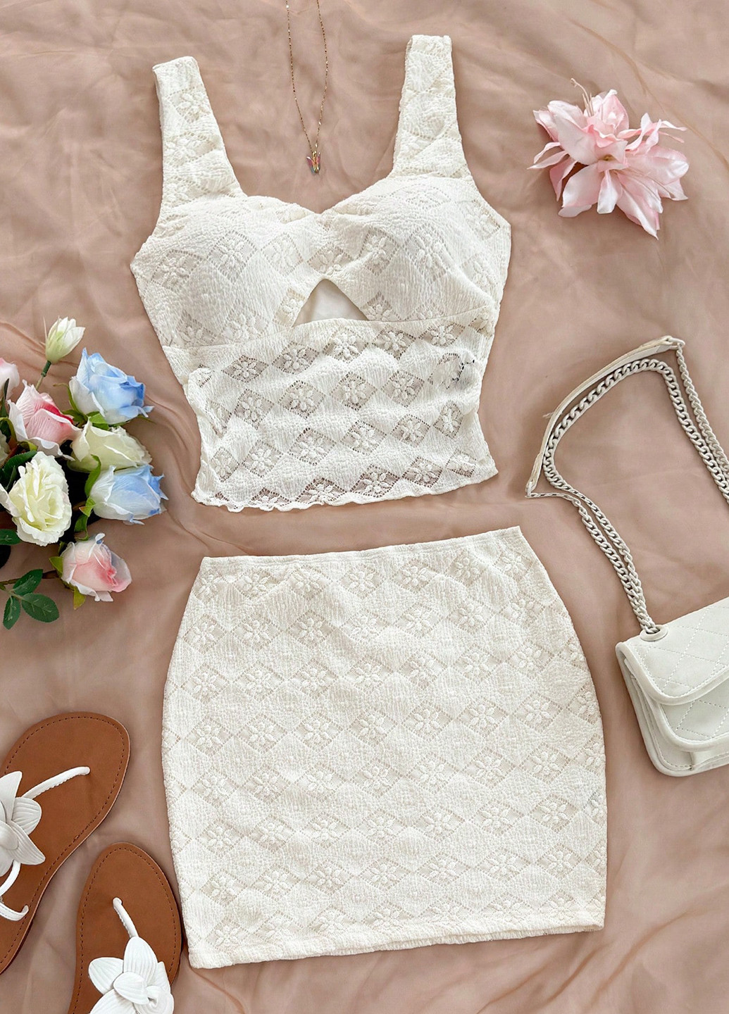 Костюм (топ, юбка) SHEIN (365439878)