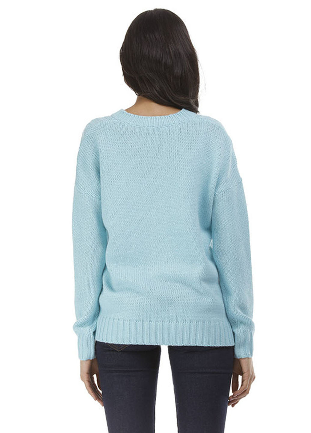 Голубой демисезонный пуловер пуловер Яavin