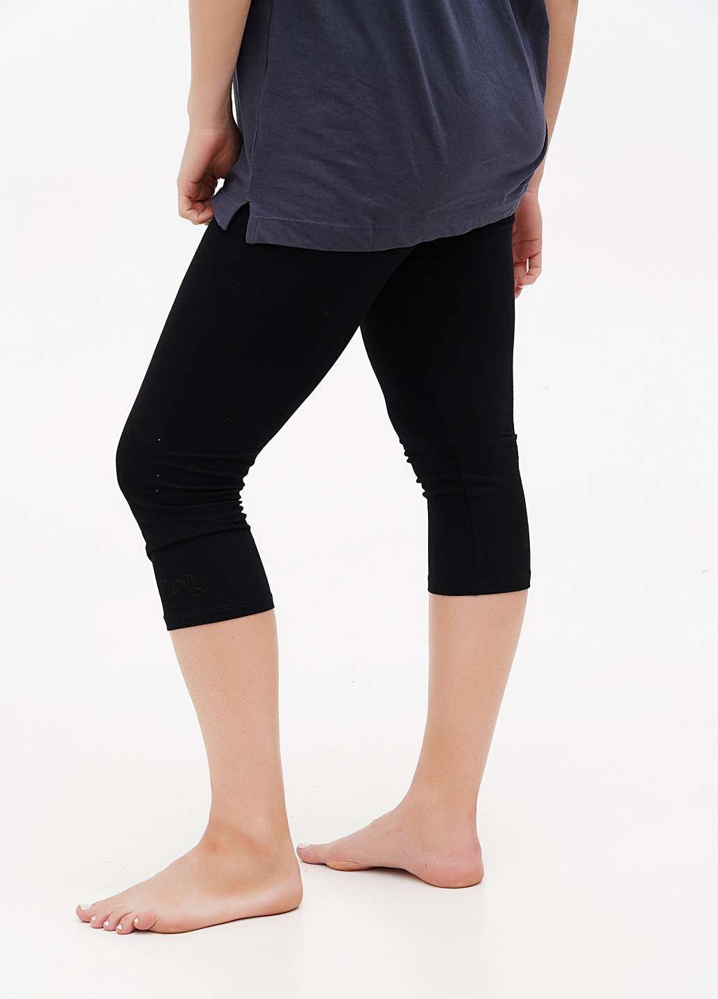 Черные демисезонные леггинсы C&A