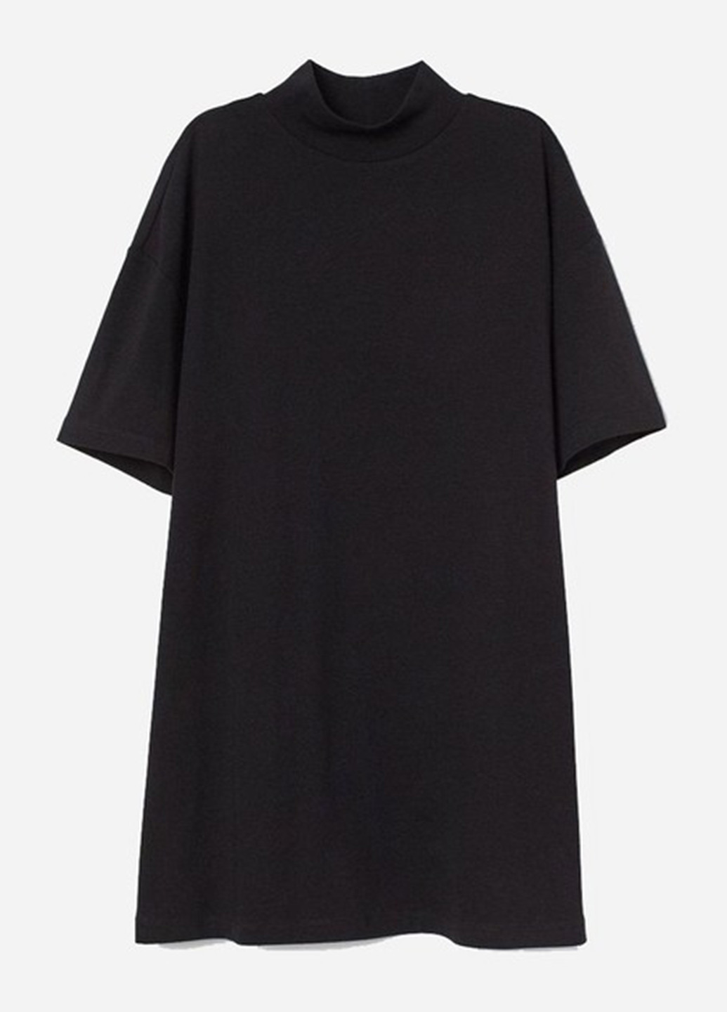 Чорна кежуал сукня сукня-футболка H&M з написами