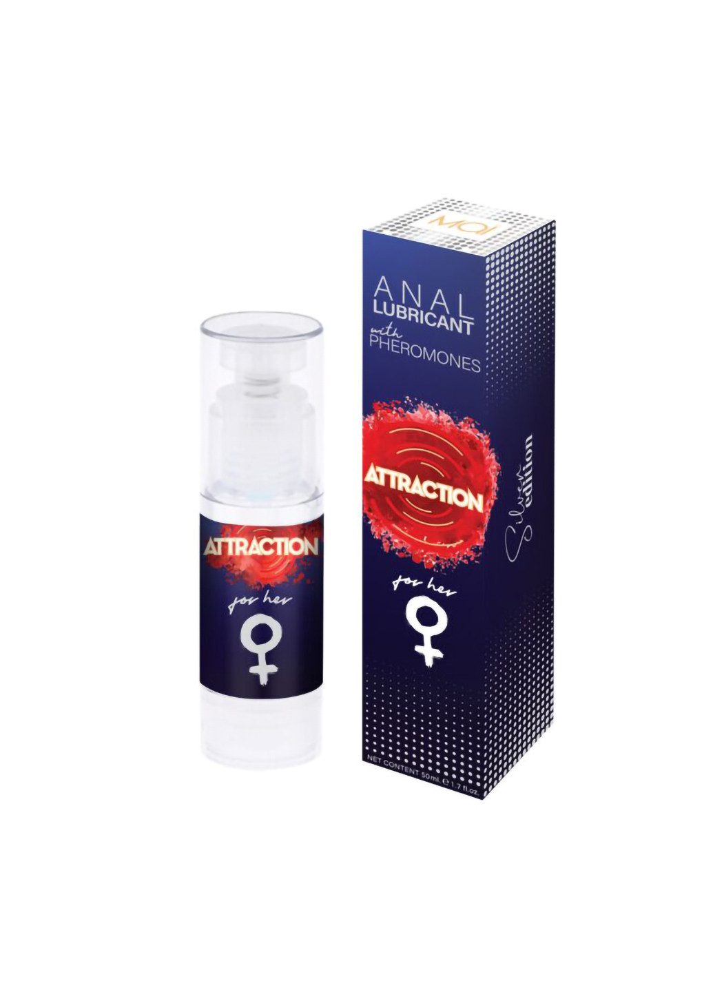 Масло для анального сексу Attraction Anal for Her (50 мл) на водній основі з феромонами MAI (254152007)