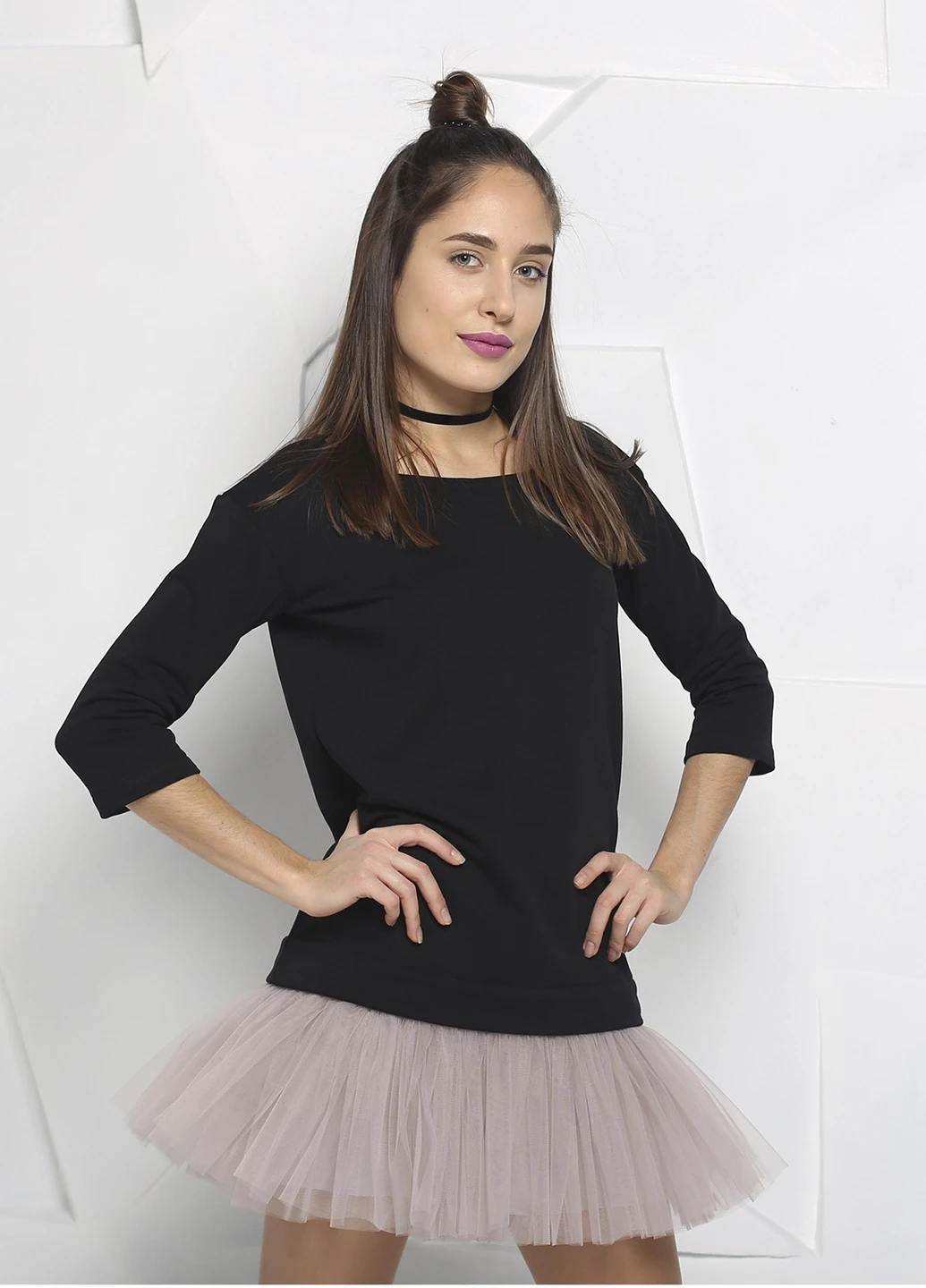 Комбінована святковий сукня сукня-трансформер Тю-Тю! колор блок