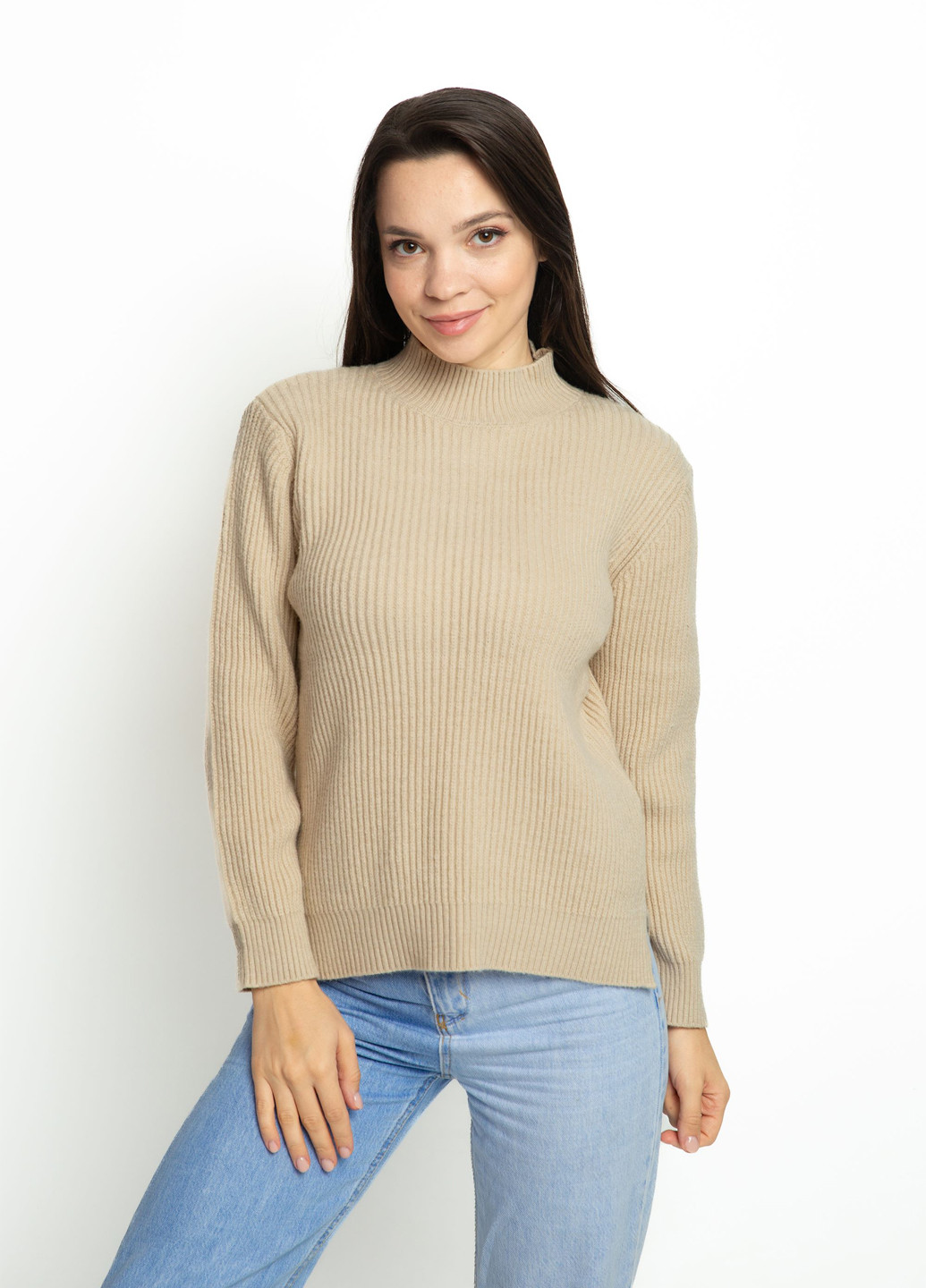 Бежевий демісезонний светр Time of Style