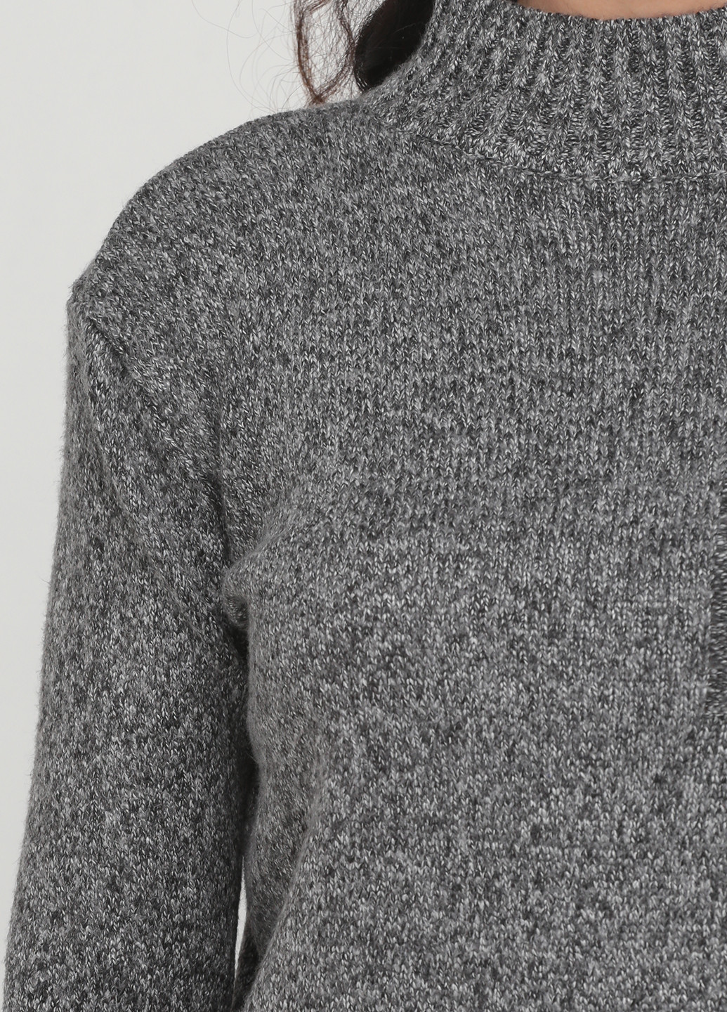 Темно-серый демисезонный свитер No Brand