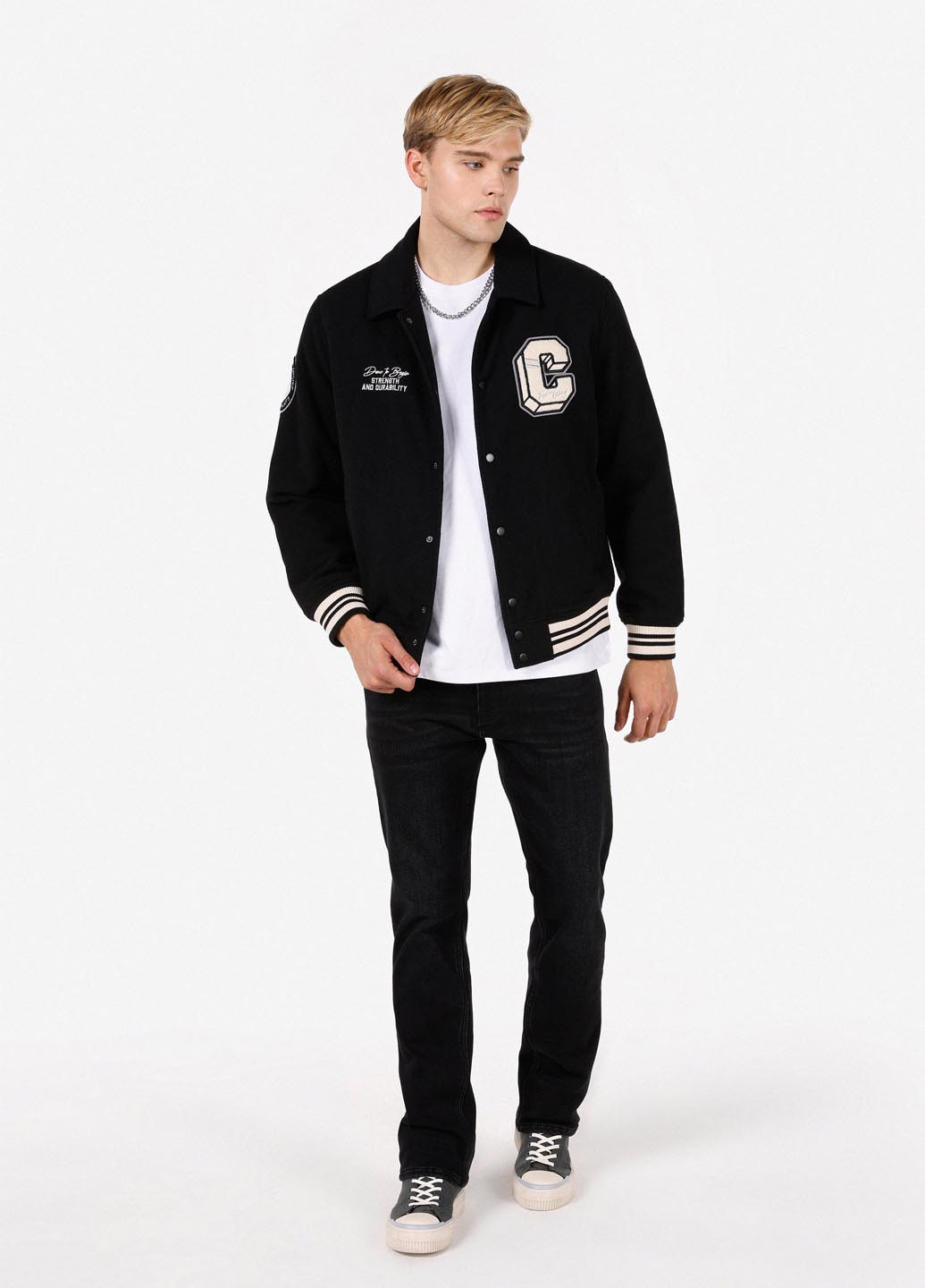 Бомбер Colin's на кнопках (345712044)